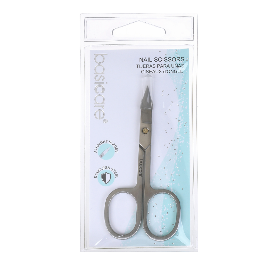 Straight Blade Nail Scissor Stainless Steel by basicare