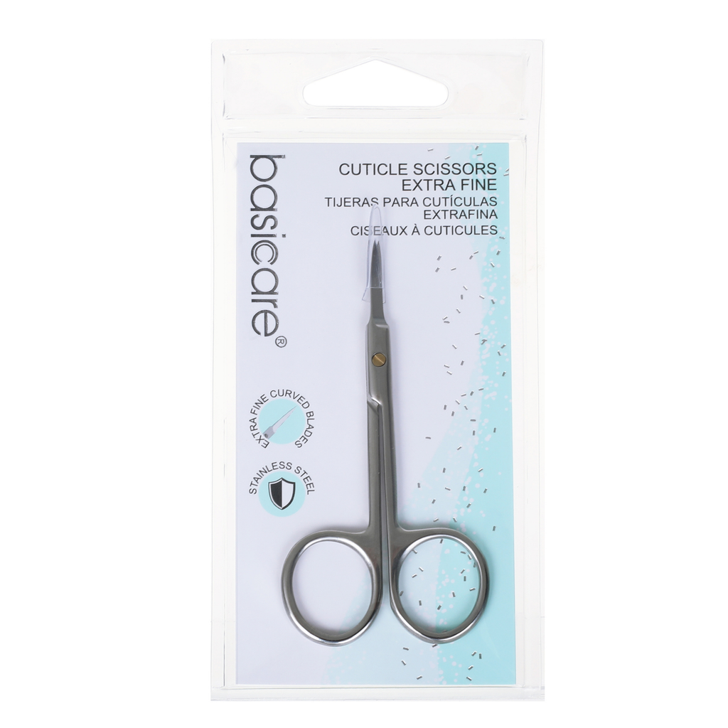 Curved Blade Extra Fine Cuticle Scissors Stainless Steel by basicare