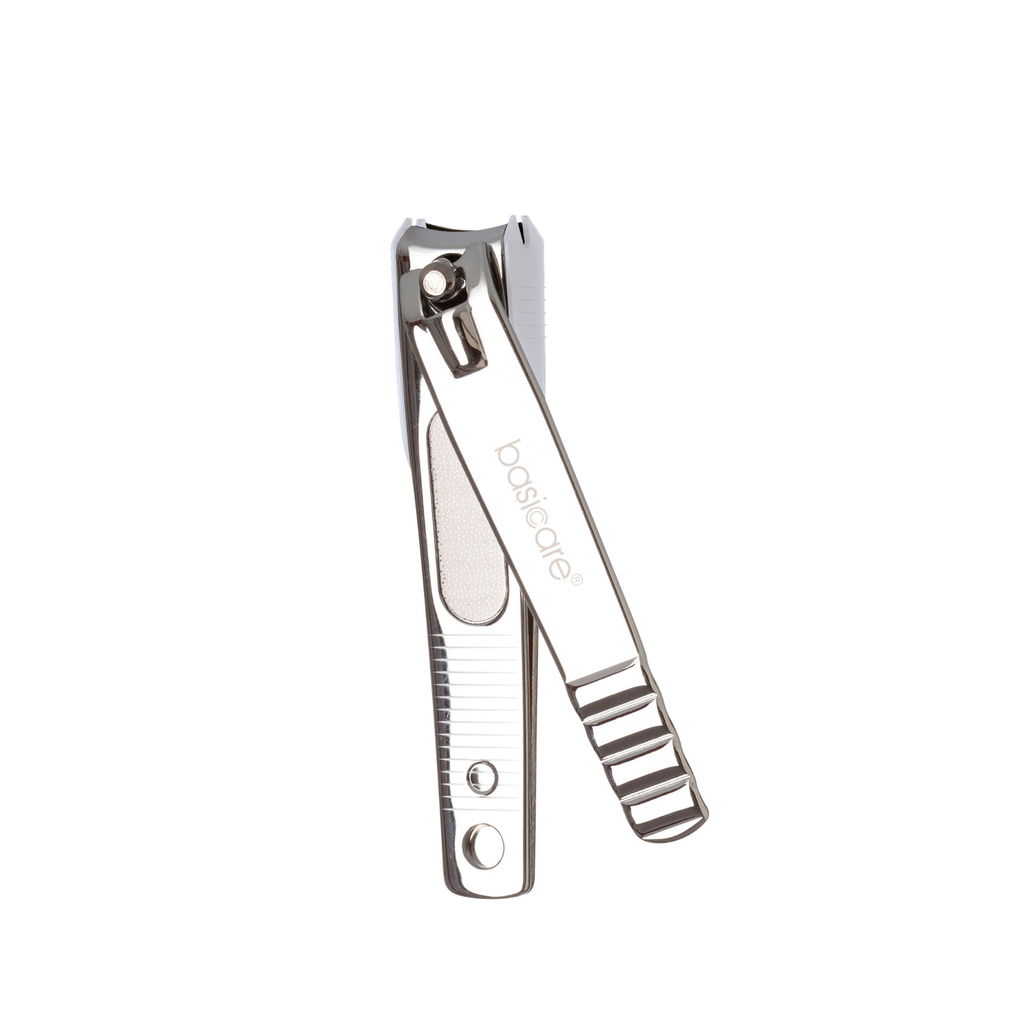Contoured Blades Toenail Clipper with Laser File & Catcher