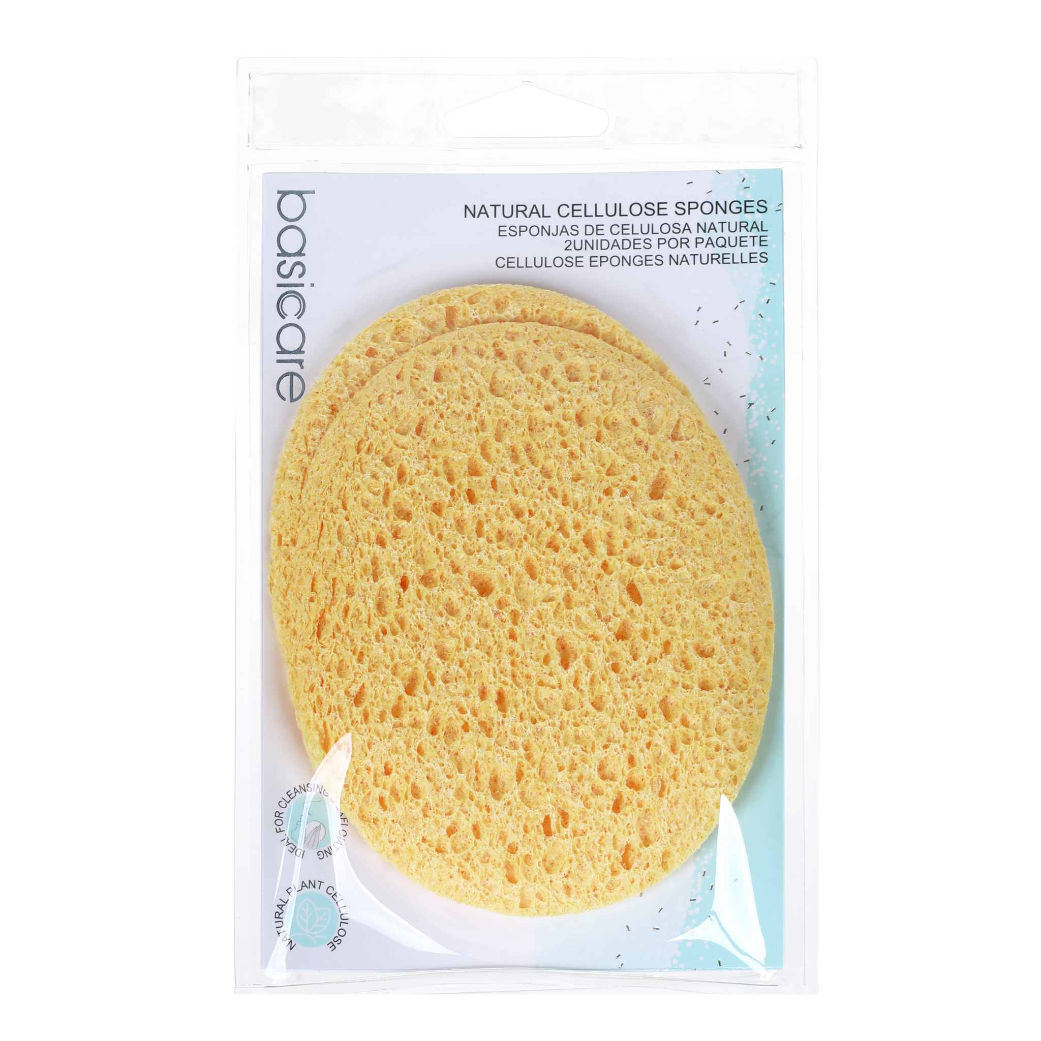 Natural Cellulose Sponges x2