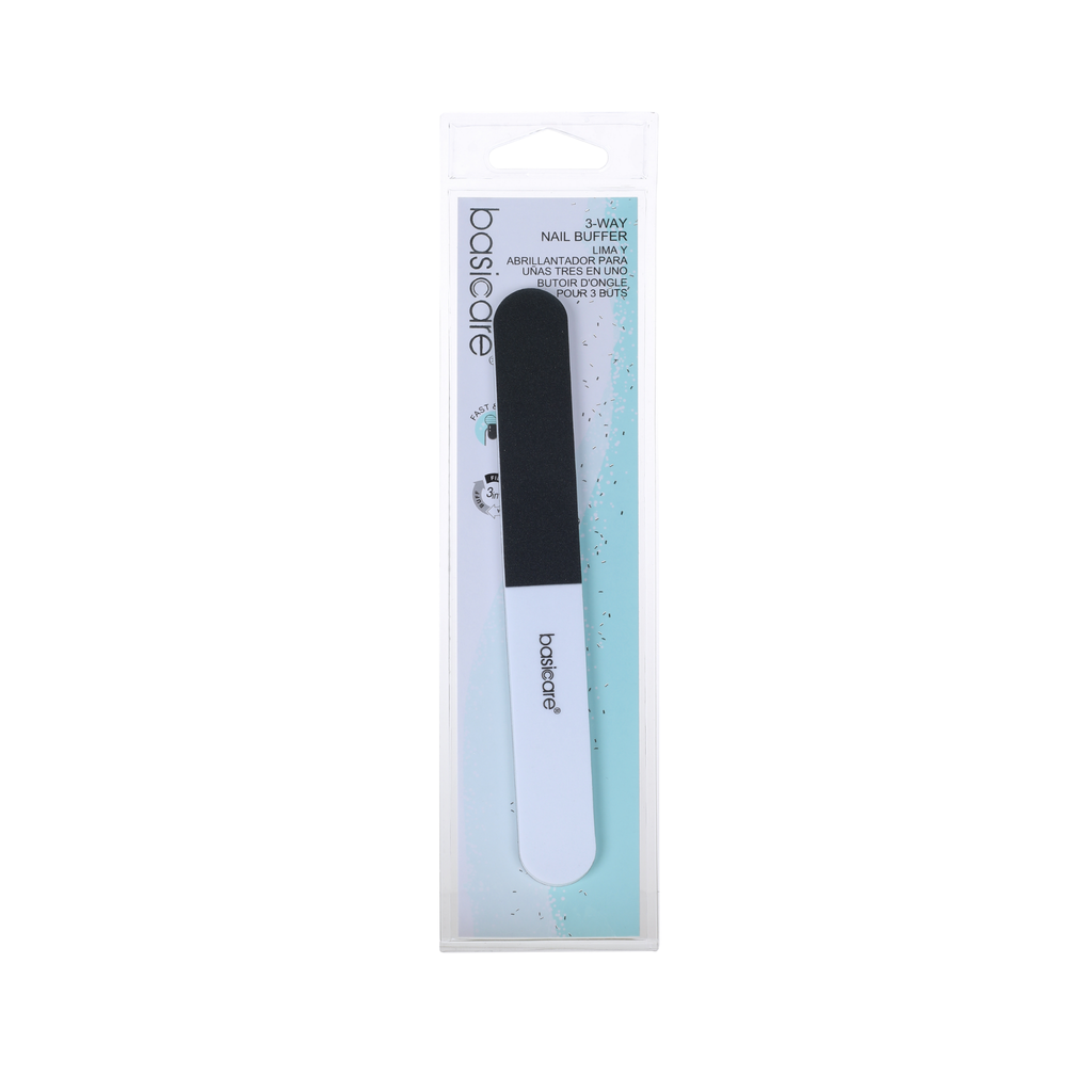 3 Way Nail Buffer Round by basicare