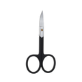 Rubber Grip Nail Scissor Curved Blade by basicare