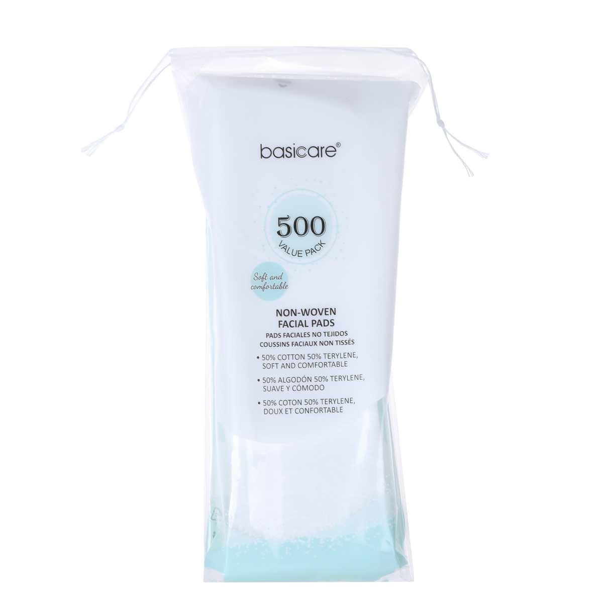 Non Woven Facial Pads x500 by basicare