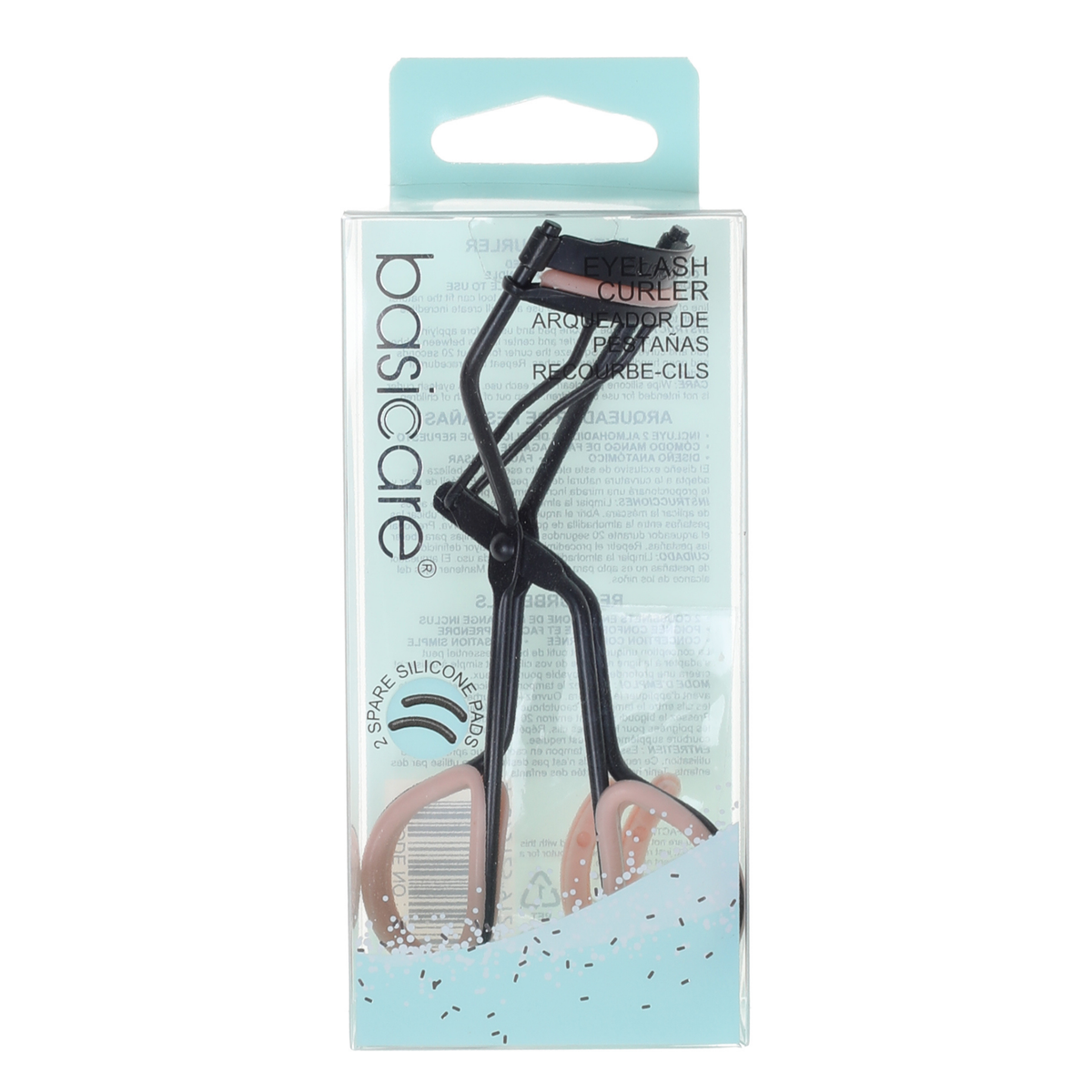 Night Glow Eyelash Curler with 2 Spare Rubbers