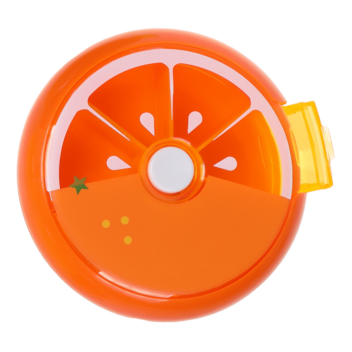 Mini 7-Day Rotary Pill Box, Orange by basicare