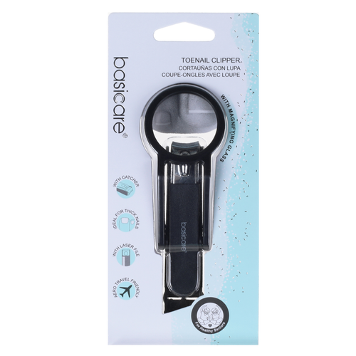 basicare Toenail Clipper With Magnifying Glass by basicare