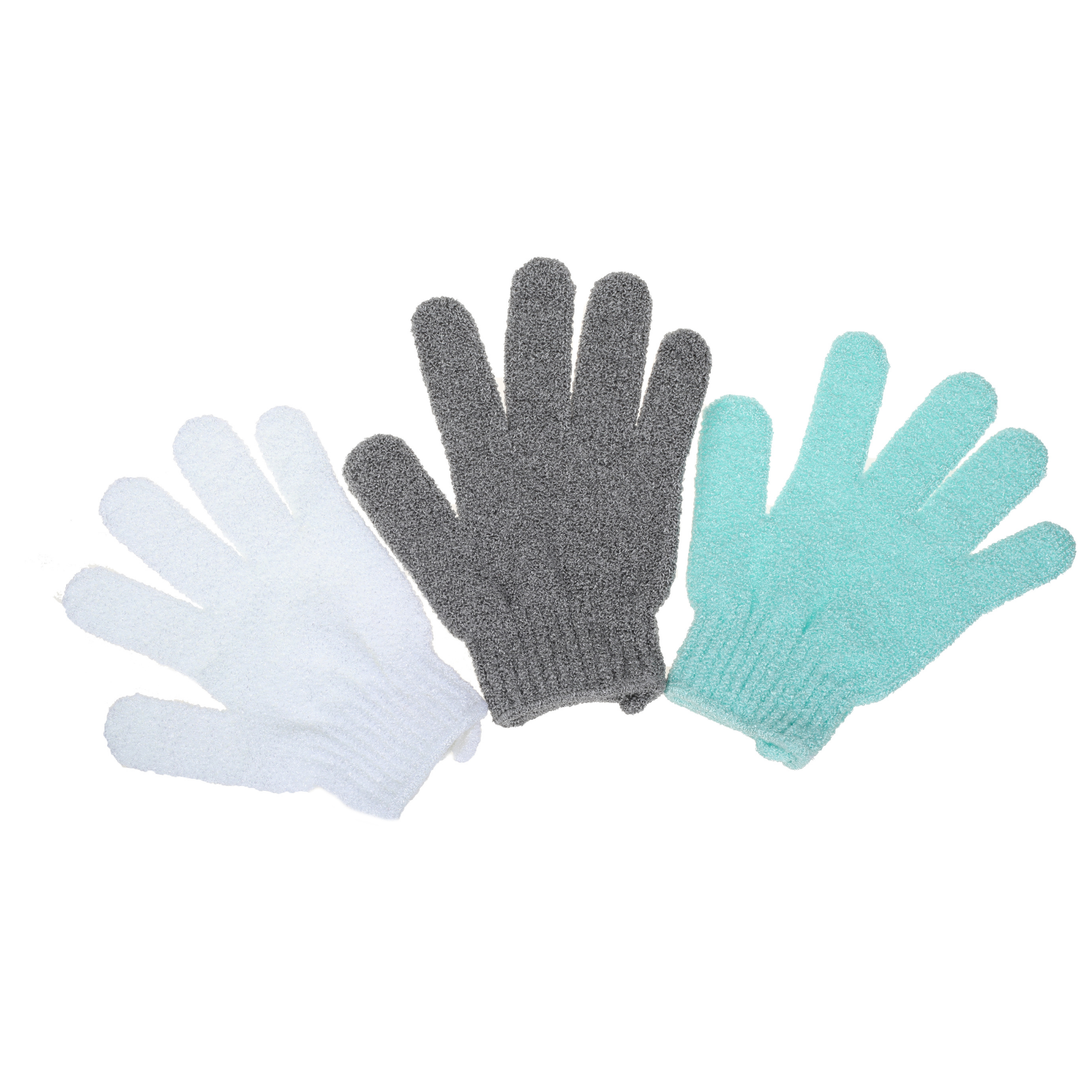 Exfoliating Body Gloves, Pack of 3