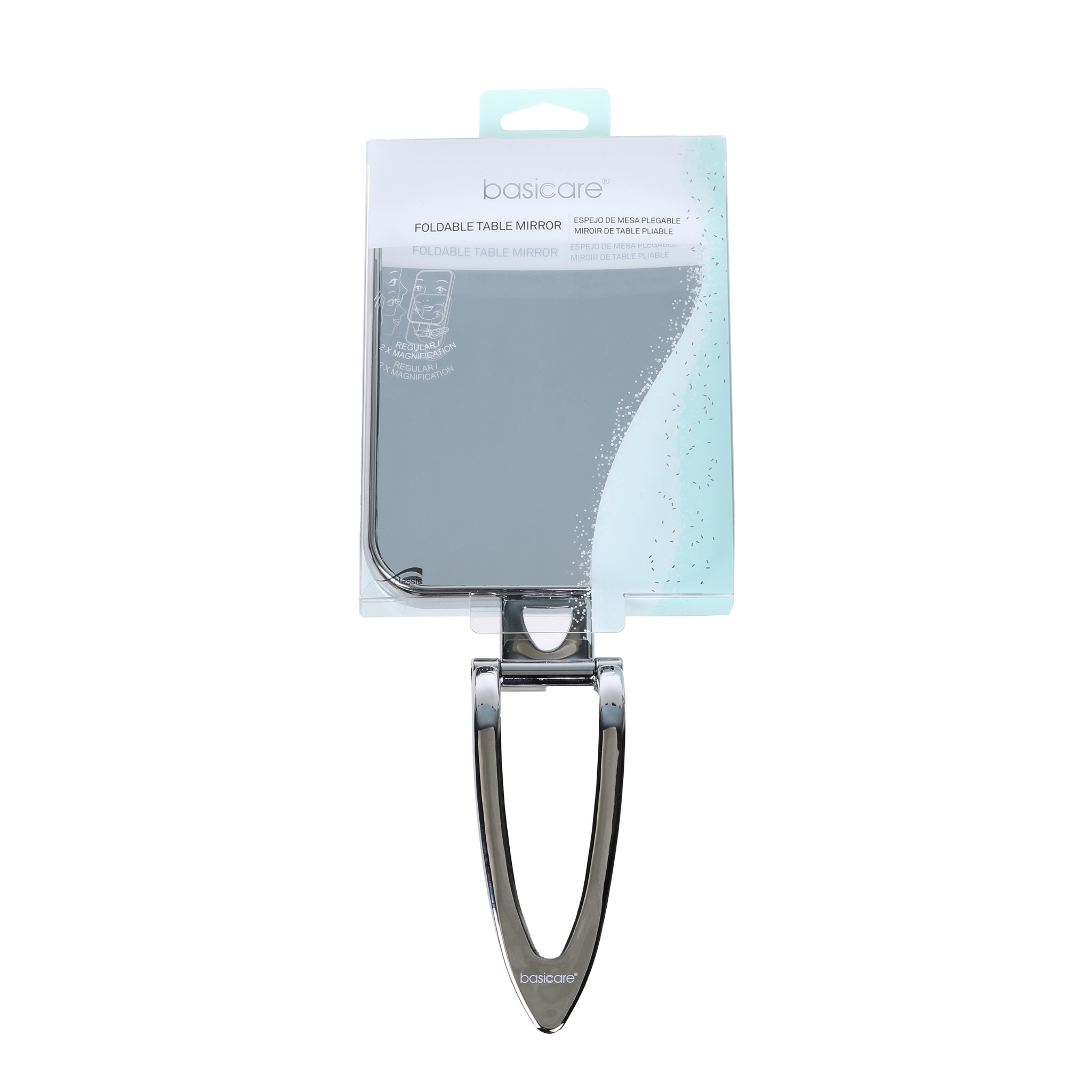 Folding Table Mirror, Dual Side 1x/2x