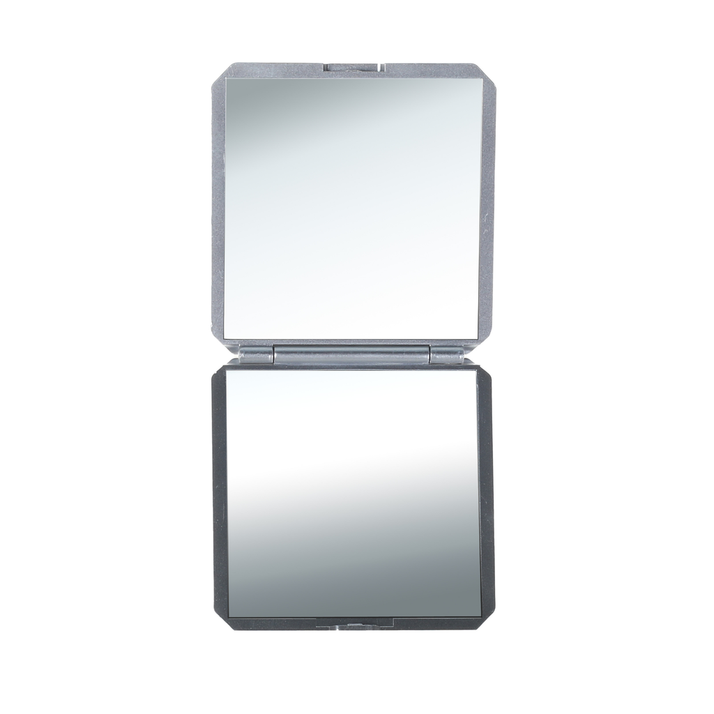 Folding Compact Mirror, Dual Side 1x/2x by basicare