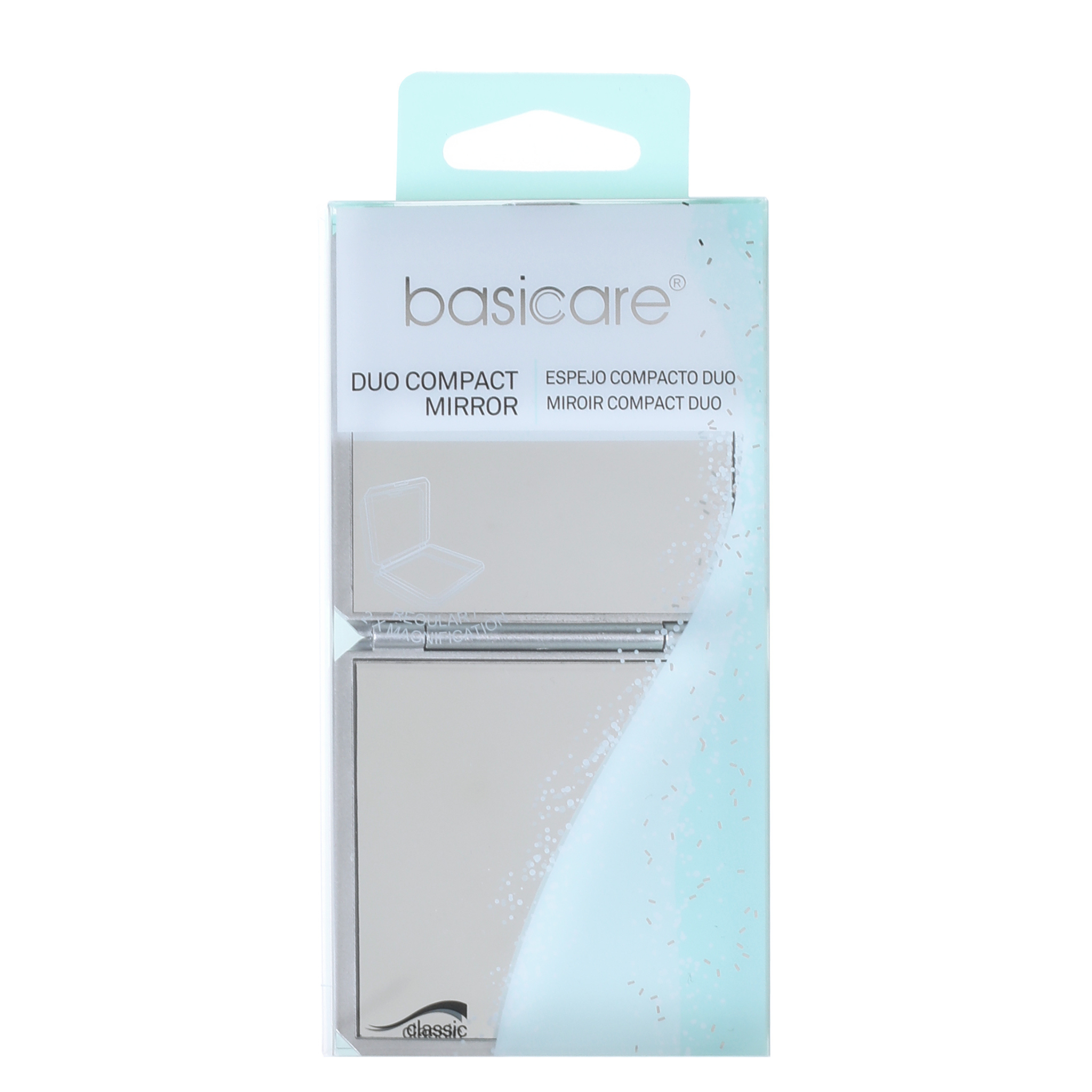 Folding Compact Mirror, Dual Side 1x/2x