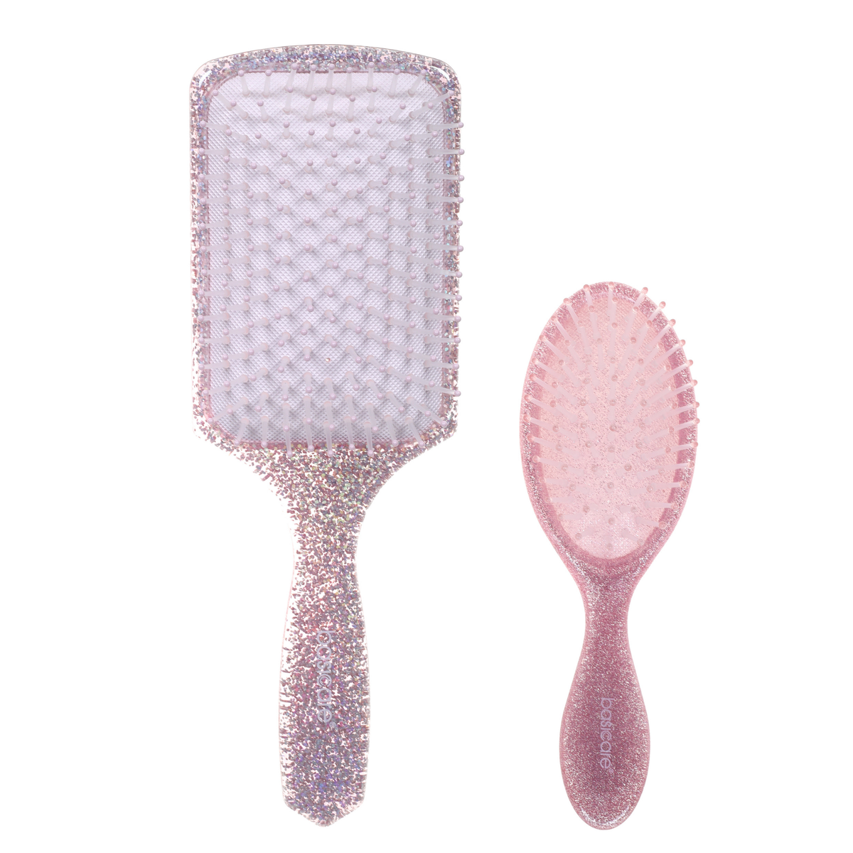 Smooth Duo Hair Brush Set, Paddle & Travel Brush by basicare