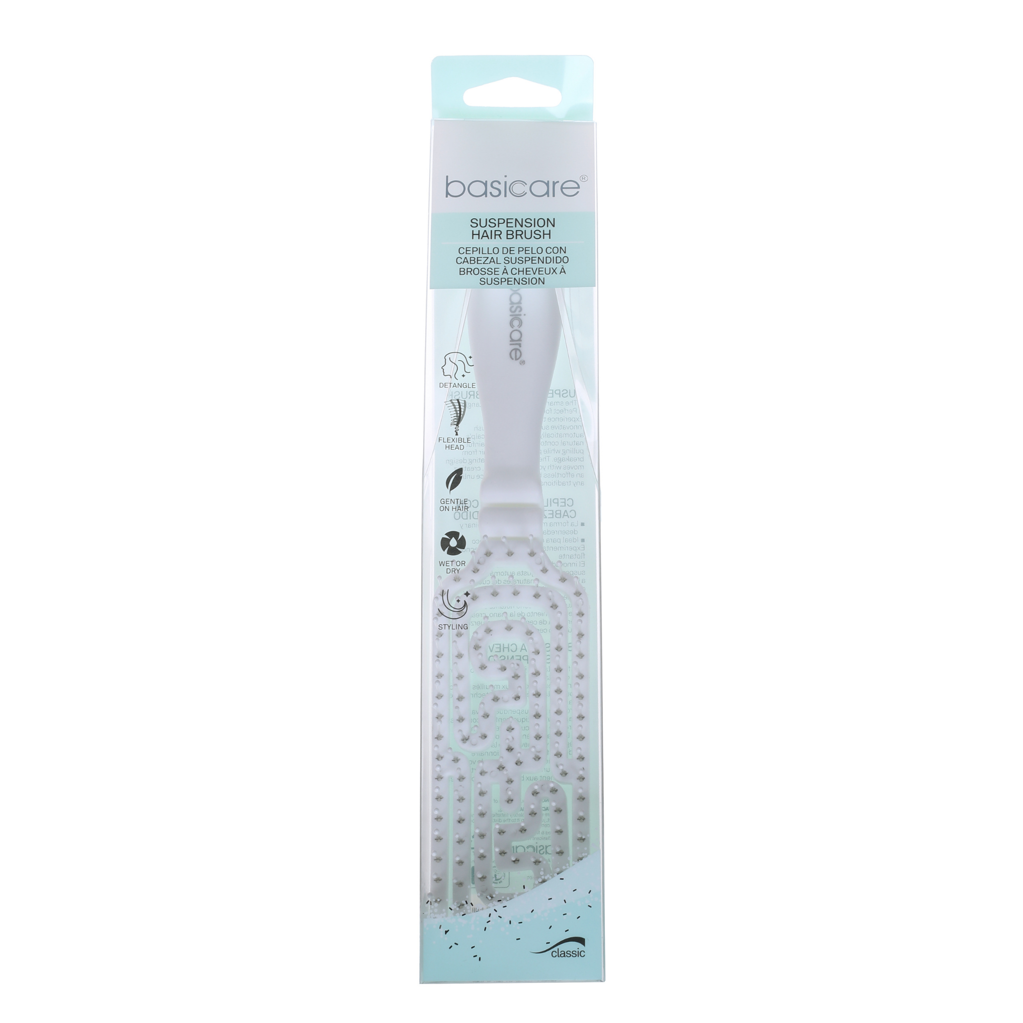 Suspension Head Detangling Hair Brush by basicare