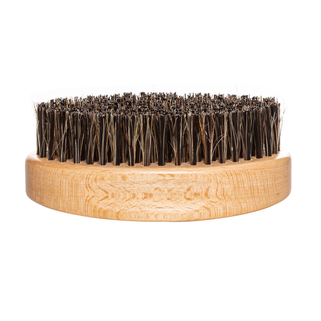 Military Beard & Hair Brush Natural Bristles by basicare