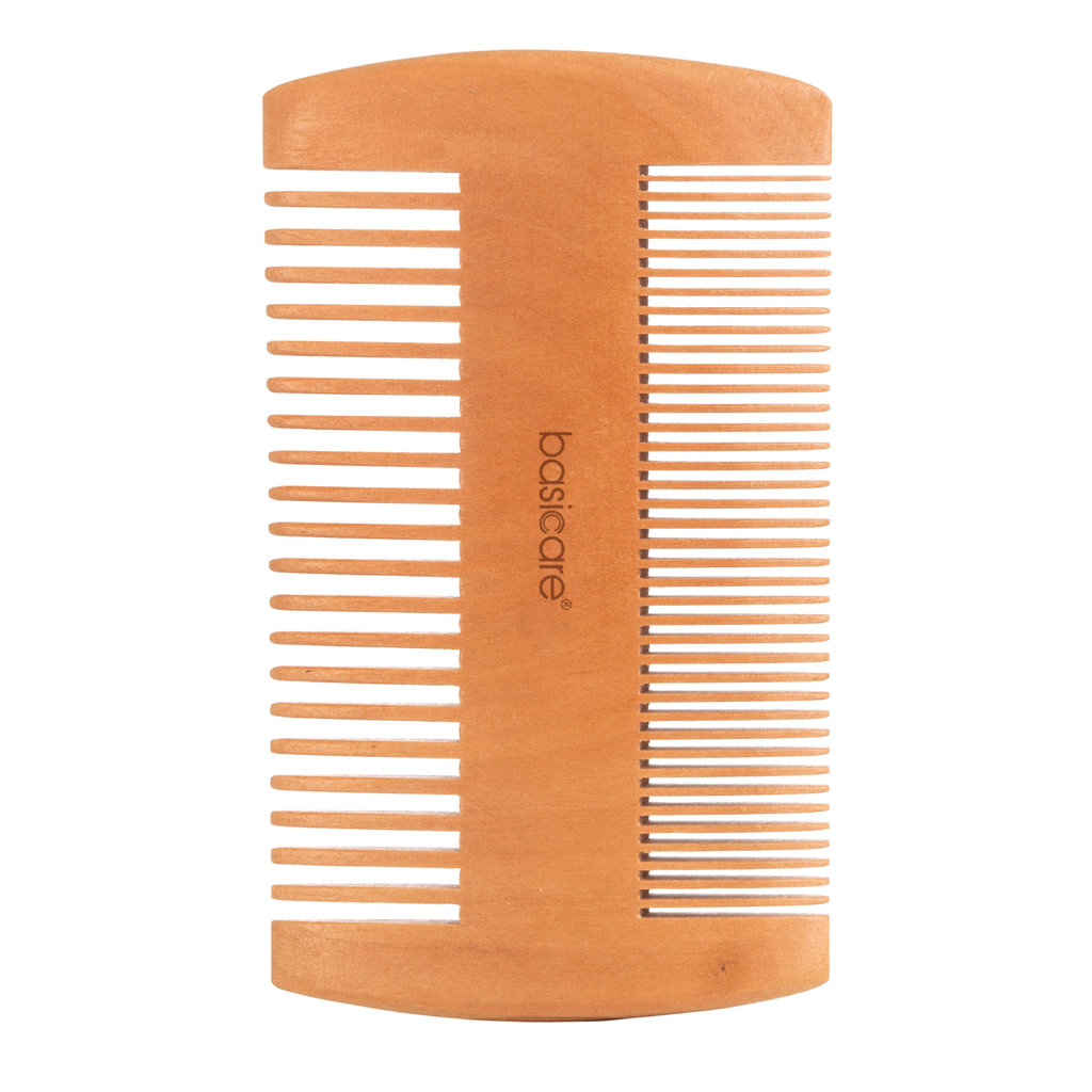 Wooden Pocket Comb with Pouch by basicare
