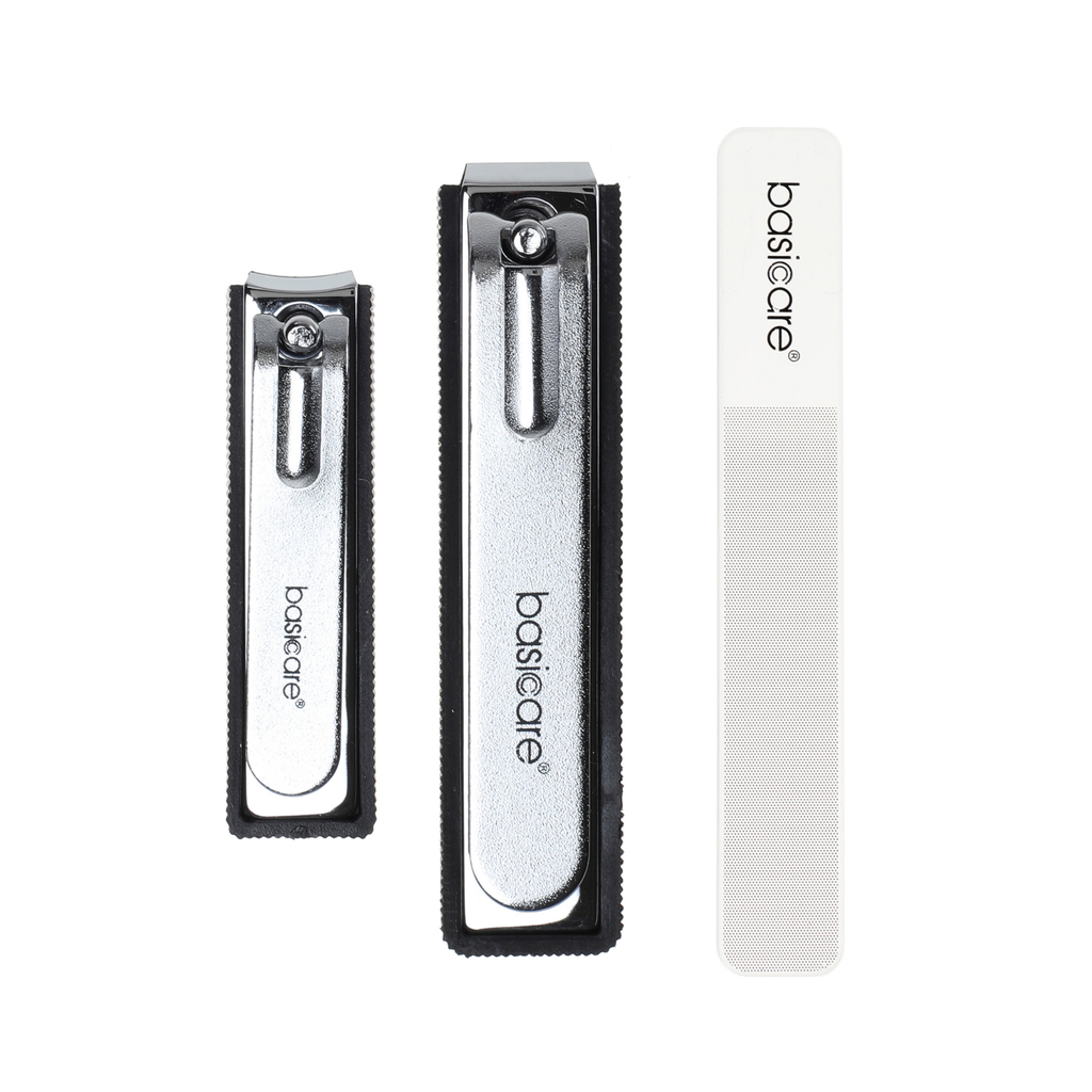 basicare Manicure Set 3pcs With Metal Tin Box by basicare