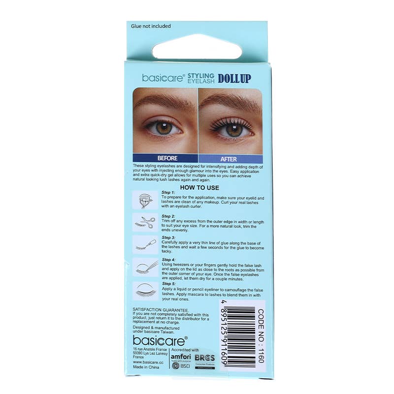 Couture False Eyelashes with Glue - Style 1160 - product view 3
