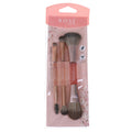 Rose Makeup Brush Set – 3 Dual-Ended Brushes