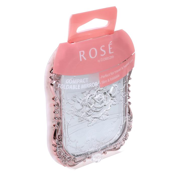 Rose Compact Foldable Mirror – Small