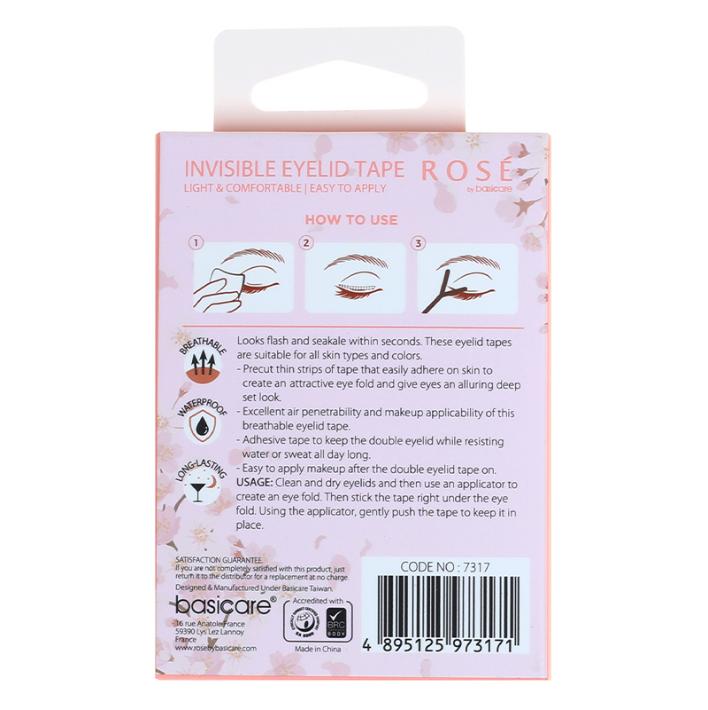 Rose Invisible Eyelid Tape – Moon Curve 180pcs