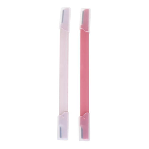 Rose Brow & Face Razors – Dual-Blade Design, Pack of 2