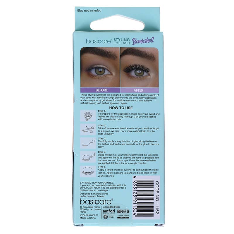 Couture False Eyelashes with Glue - Style 1152 - product view 3