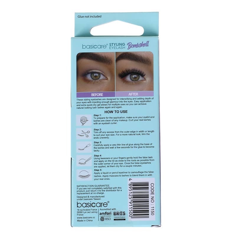 Couture False Eyelashes with Glue - Style 1150 - product view 3
