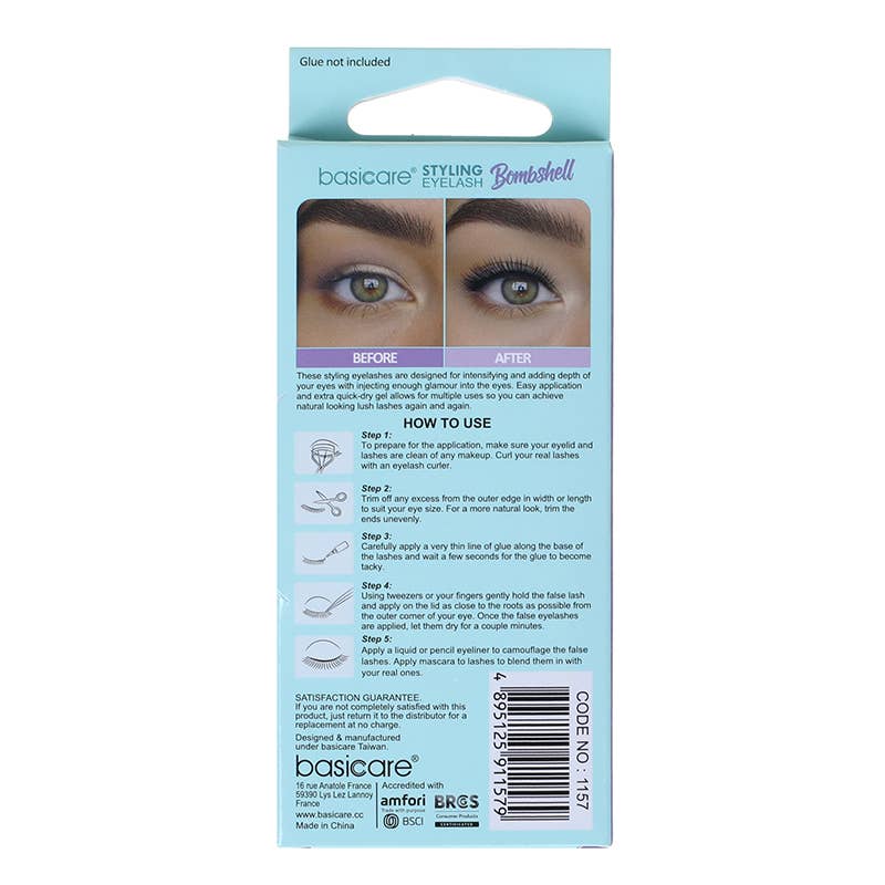 Couture False Eyelashes with Glue - Style 1157 - product view 3