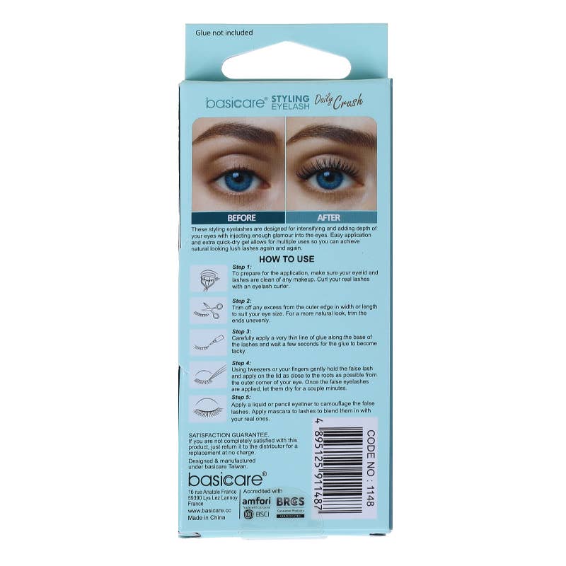 Couture False Eyelashes with Glue - Style 1148 - product view 3